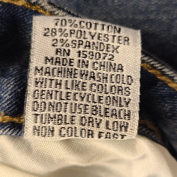 Kreamy Women's 2X Pants Flared Leg Opening Jeans Blue - Picture 6 of 10